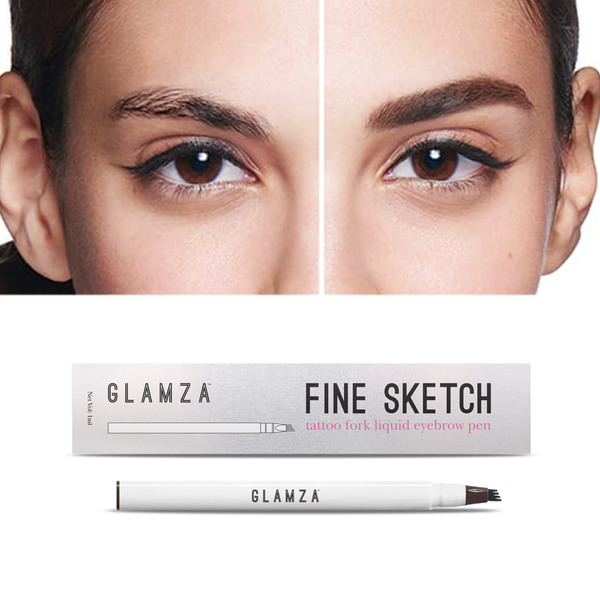 Glamza Fine Sketch Tattoo Fork Liquid Eyebrow Pens - 3 Colours 0