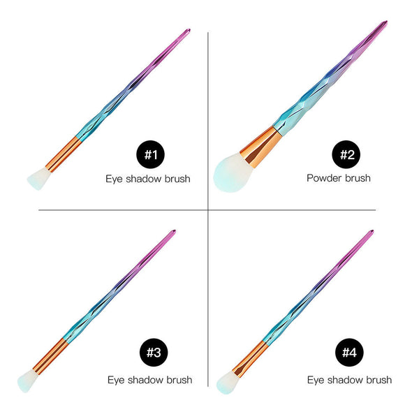20pc Diamond Make Up Brush Sets - 2 Colour Choices 5