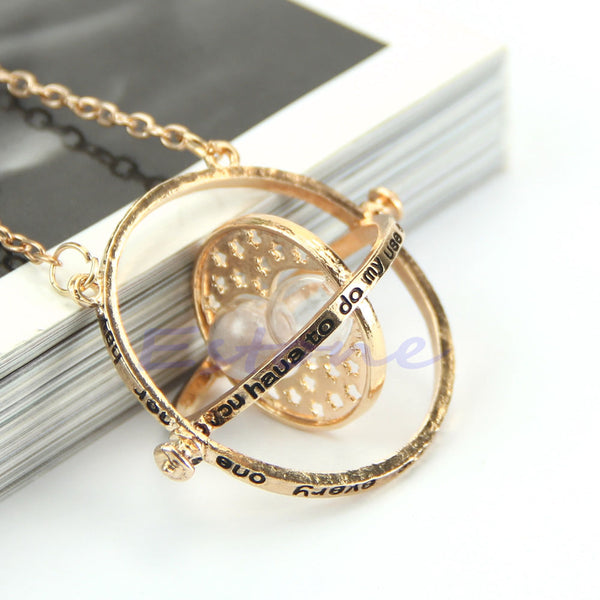 Harry Potter Inspired Sands of Time Necklaces in Gold Colour 2