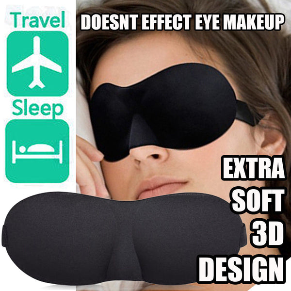 Glamza 3D Soft Padded Sleep Mask 0