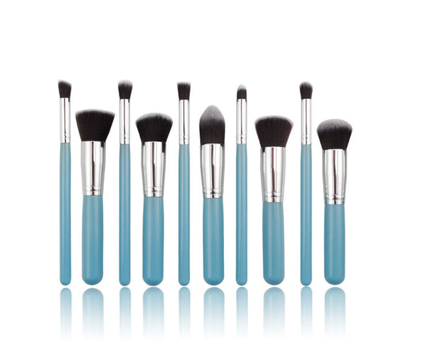 Glamza 10pc Brush Sets Pink or Blue 5