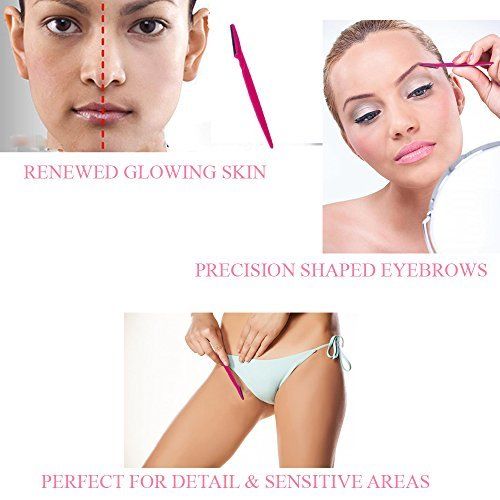 Glamza Eyebrow Shaper & Dermaplaning Portable Razor Tool 3