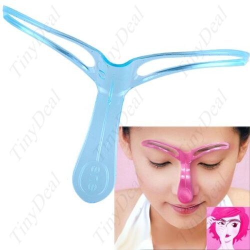 Glamza Eyebrow Shaping Template Eyebrow Stencil - Pink 1