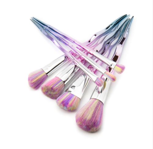 Unicorn Glitter Make Up Brushes 6