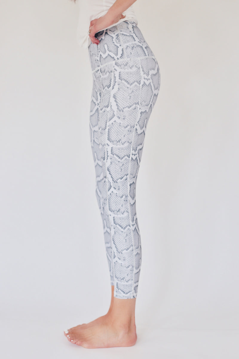 snakeskin leggings