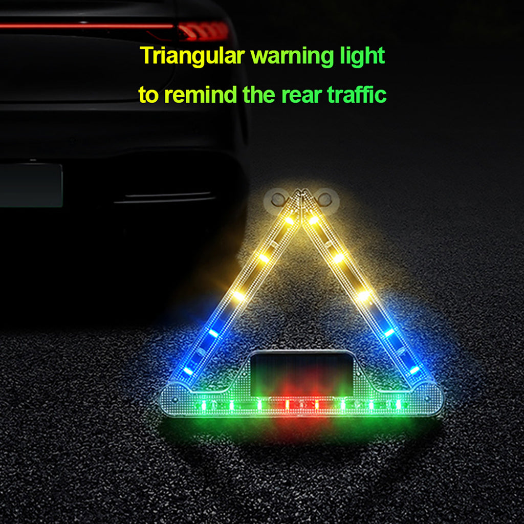 Foldable Car Tripod LED Reflective At Night Emergency Breakdown Warnin ...