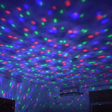 Car USB RGB Interior Atmosphere Lamp Wireless Remote Control Roof Colorful Star Light