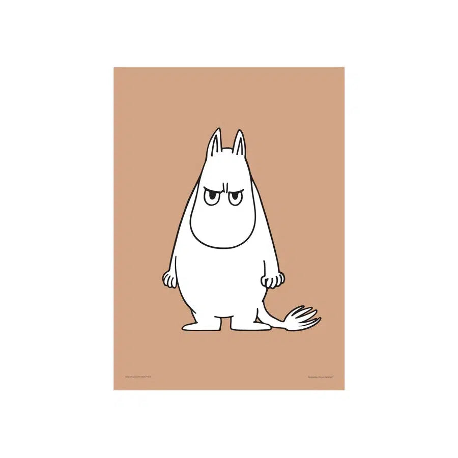 Bilde av Moomin Poster - Mummitrollet - 50x70 Cm - Hyttefeber.no