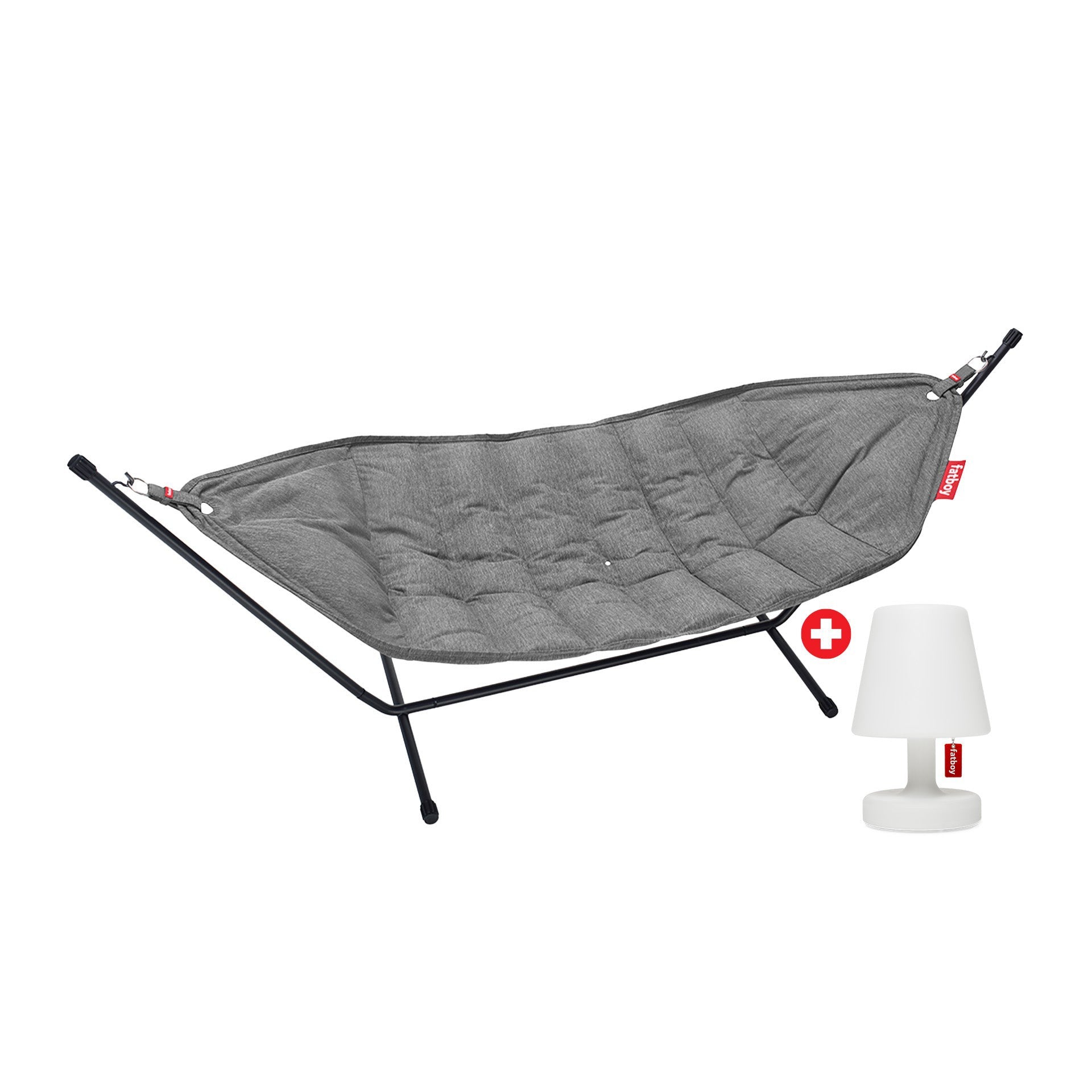 Bilde av Fatboy® Headdemock Superb Hammock (stativ Svart) Rock Grey