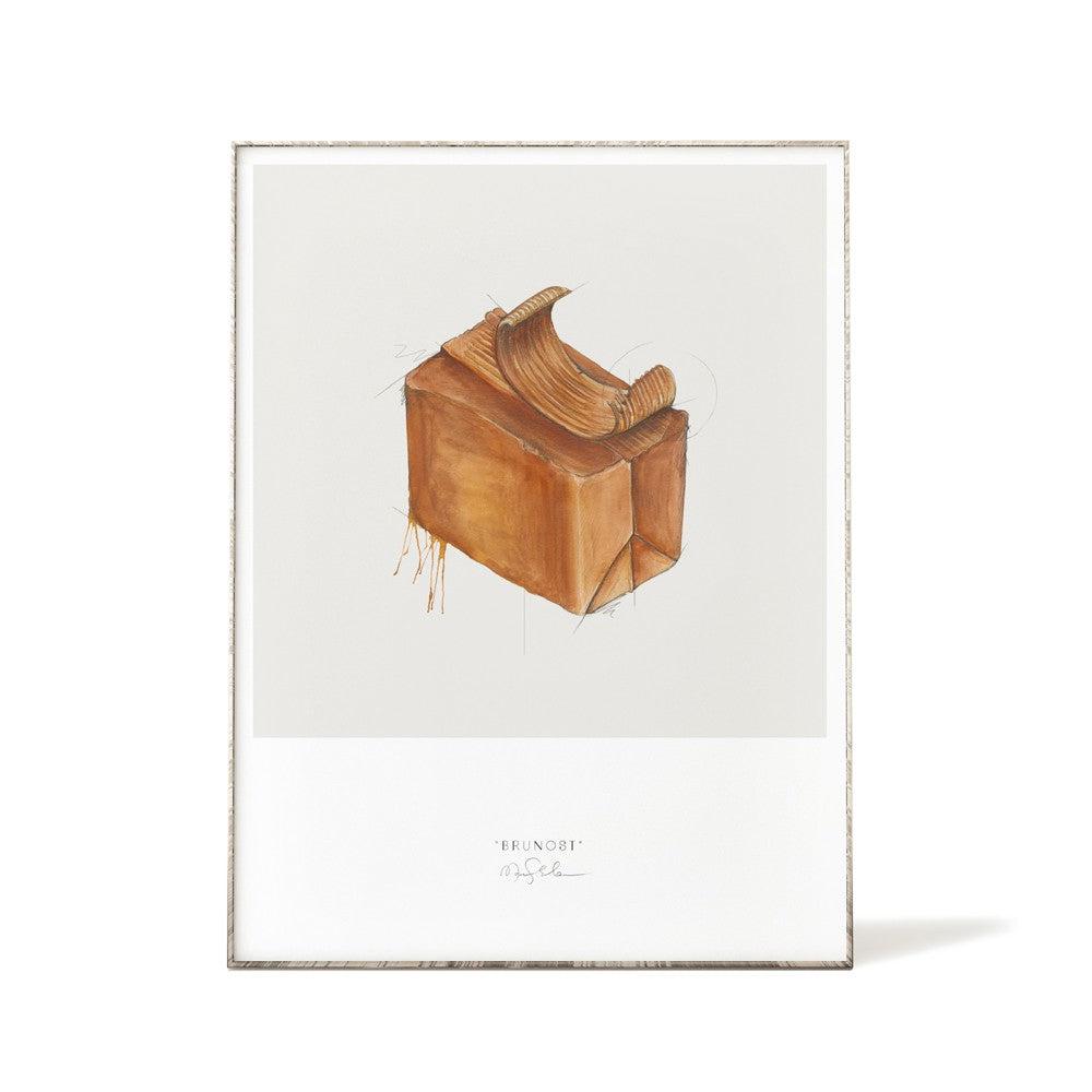 Kunsttrykk 30x40cm - Brunost