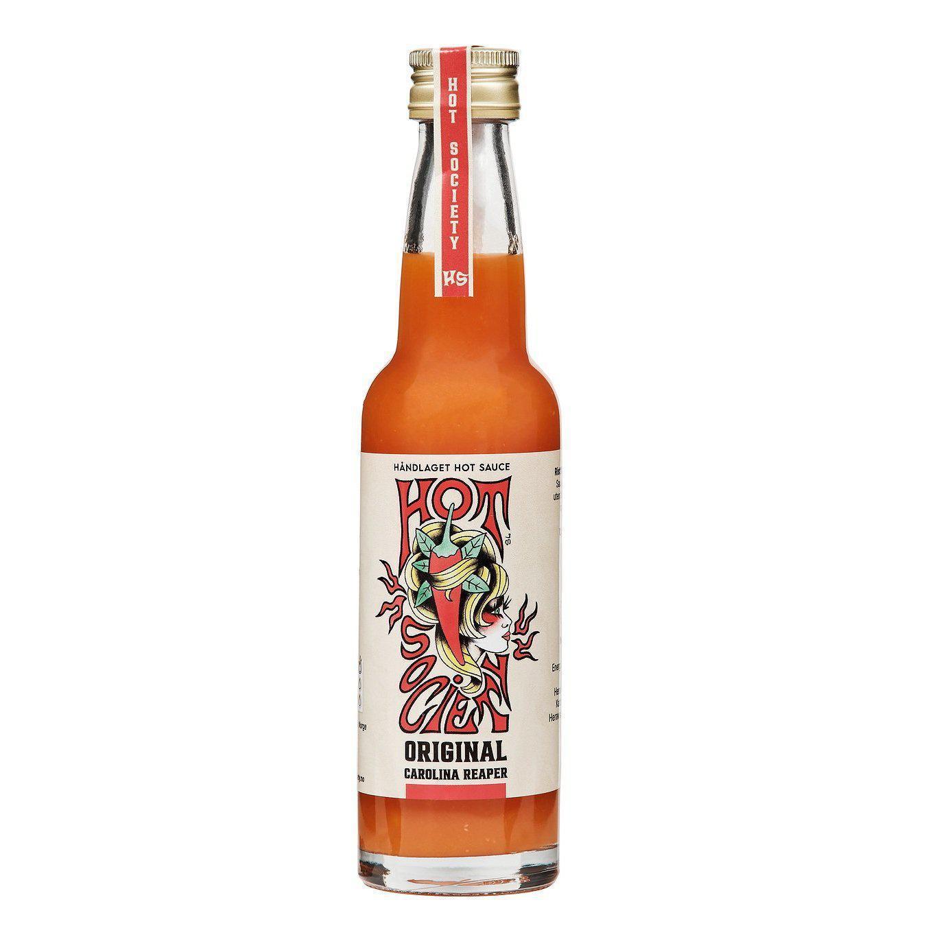 Hot Sauce: Original Carolina Reaper-Snadder og Mat-Hot Society-Hyttefeber