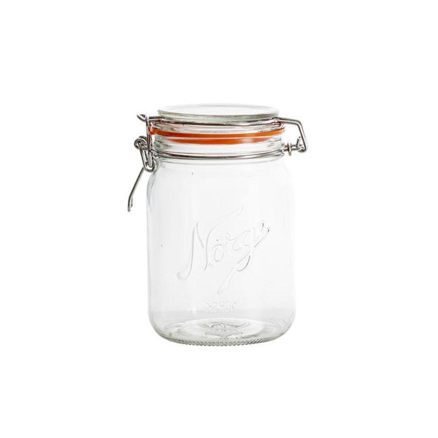 Norgesglass med Hengslet Lokk 0.7l - Hyttefeber.no