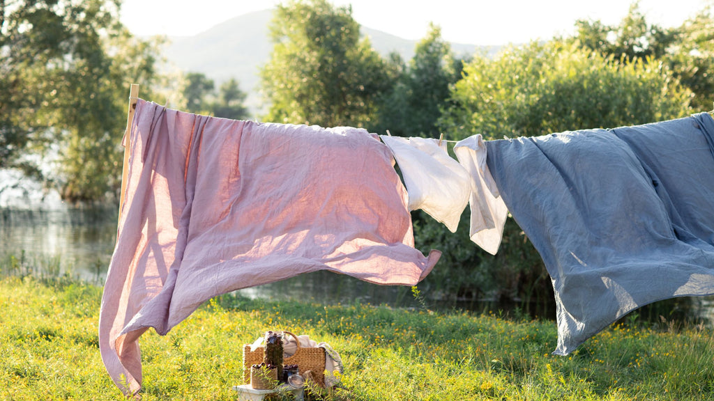 Tips for ironing linen hang dry under sun