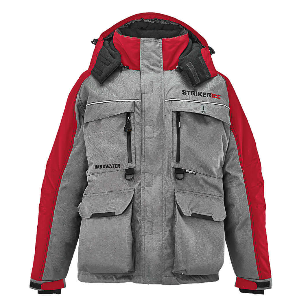 Hardwater Ice Fishing Jacket - Gray/Black