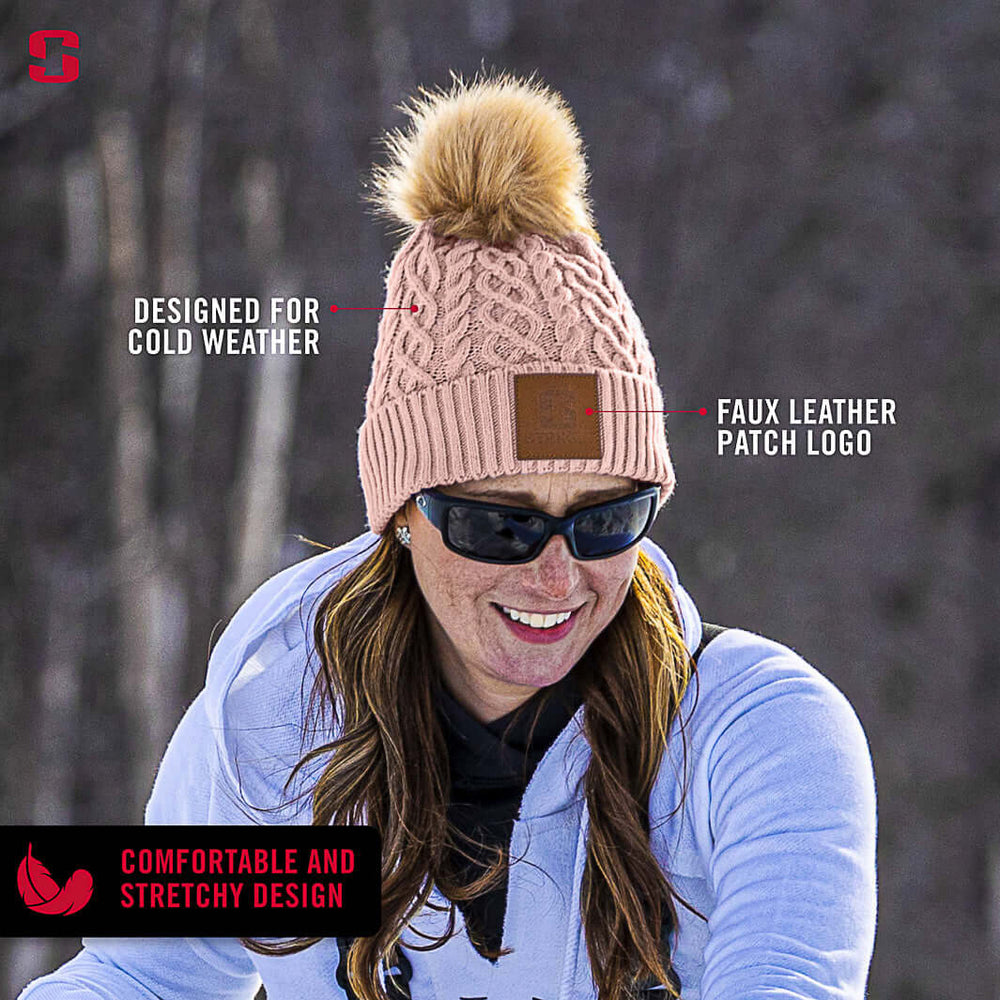 Striker Women's Stella Hat, Fleece-Lined Winter Hat, Cold-Weather Accessory  - 財布、帽子、ファッション小物