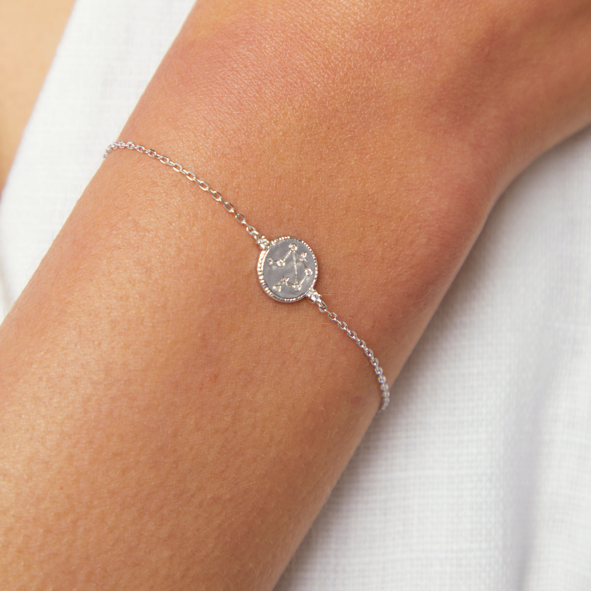 Astrid & Miyu Zodiac Crystal Pendant Bracelet