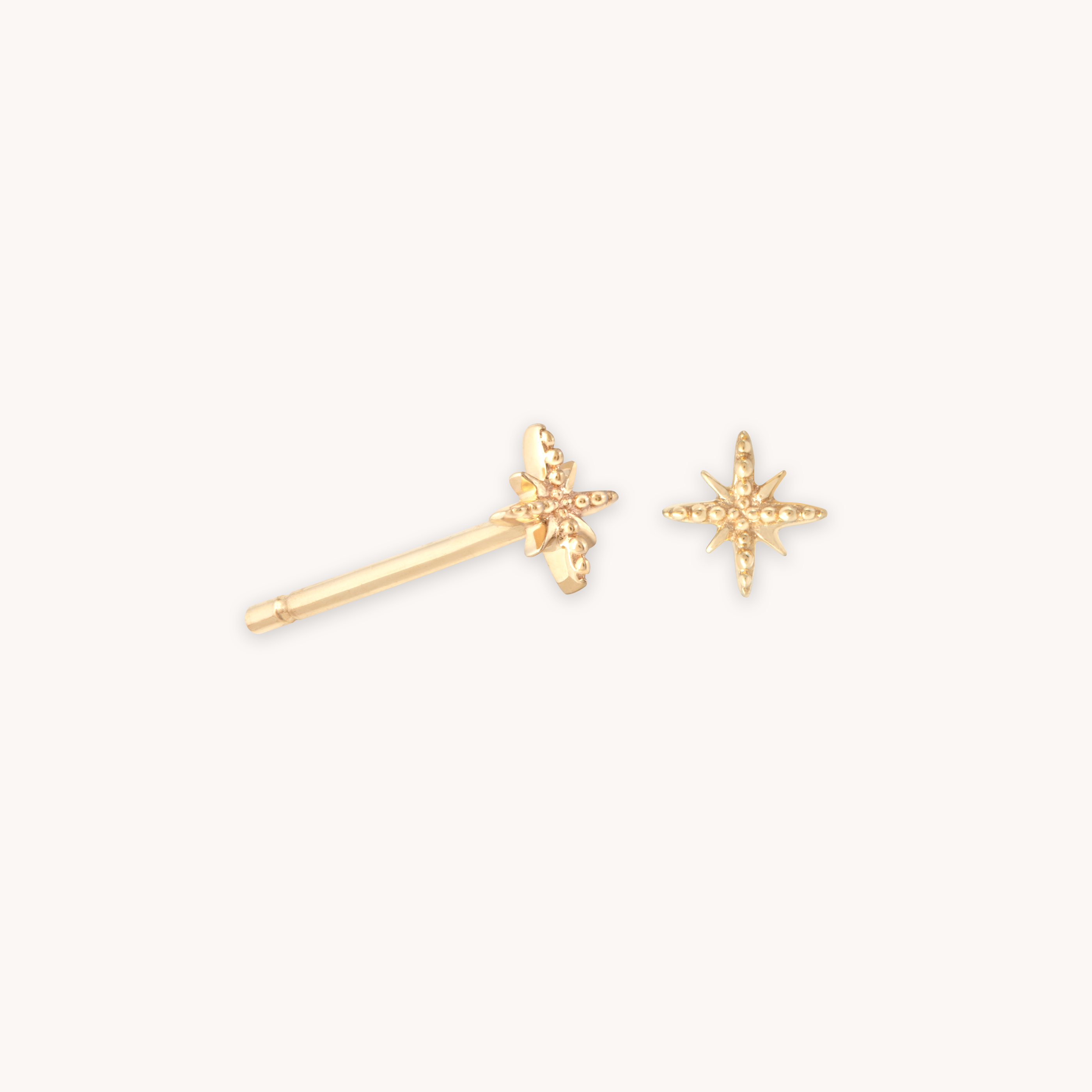Solid Gold Star Studs | Astrid & Miyu Earrings
