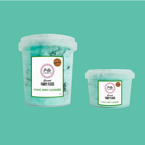 Choc Mint Fairy Floss Fluffy Crunch