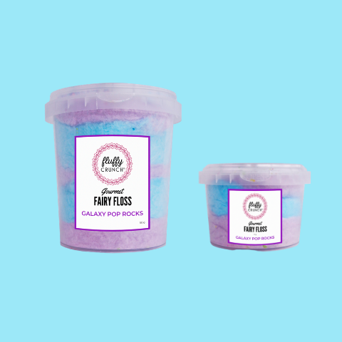 Galaxy Pop Rocks Fairy Floss Fluffy Crunch