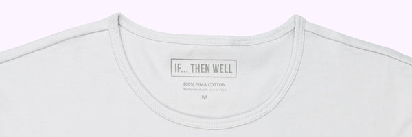 IF... THEN WELL specializes in premium quality men's T-Shirts that feature a narrow double-stitched neckline