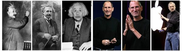 Albert Einstein and Steve Jobs were known to wear the same thing every day in an effort to not waste their decision making ability