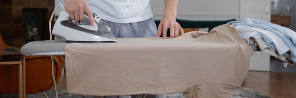 Ironing a T-Shirt on Low Heat