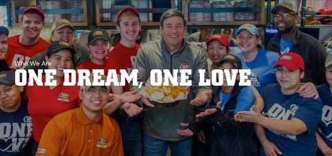 Raising Cane's Founder, Todd Graves, with Caniacs Team-Members