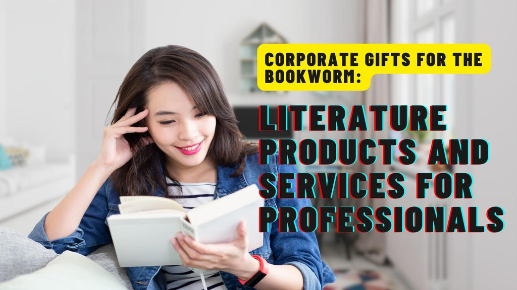 책벌레를 위한 기업 선물 전문가를 위한 문학 제품 및 서비스