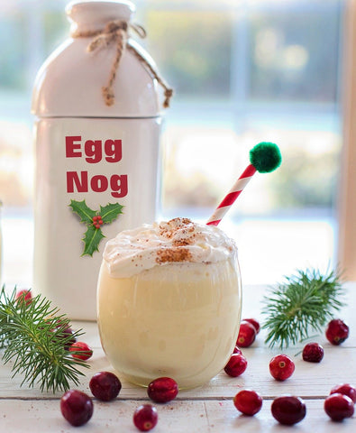 Healthy Eggnog Milkshake - The Oregon Dietitian