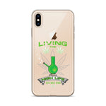 Living The High Life Weed iPhone Case - 420 Mile High
