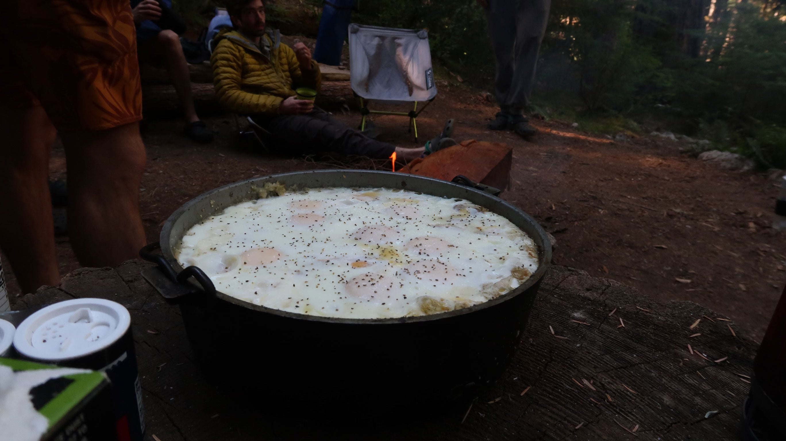 Savory camp grits.