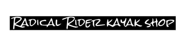 Logo for Radical Rider Kayak shop where you can buy immersion research paddling gear in the UK