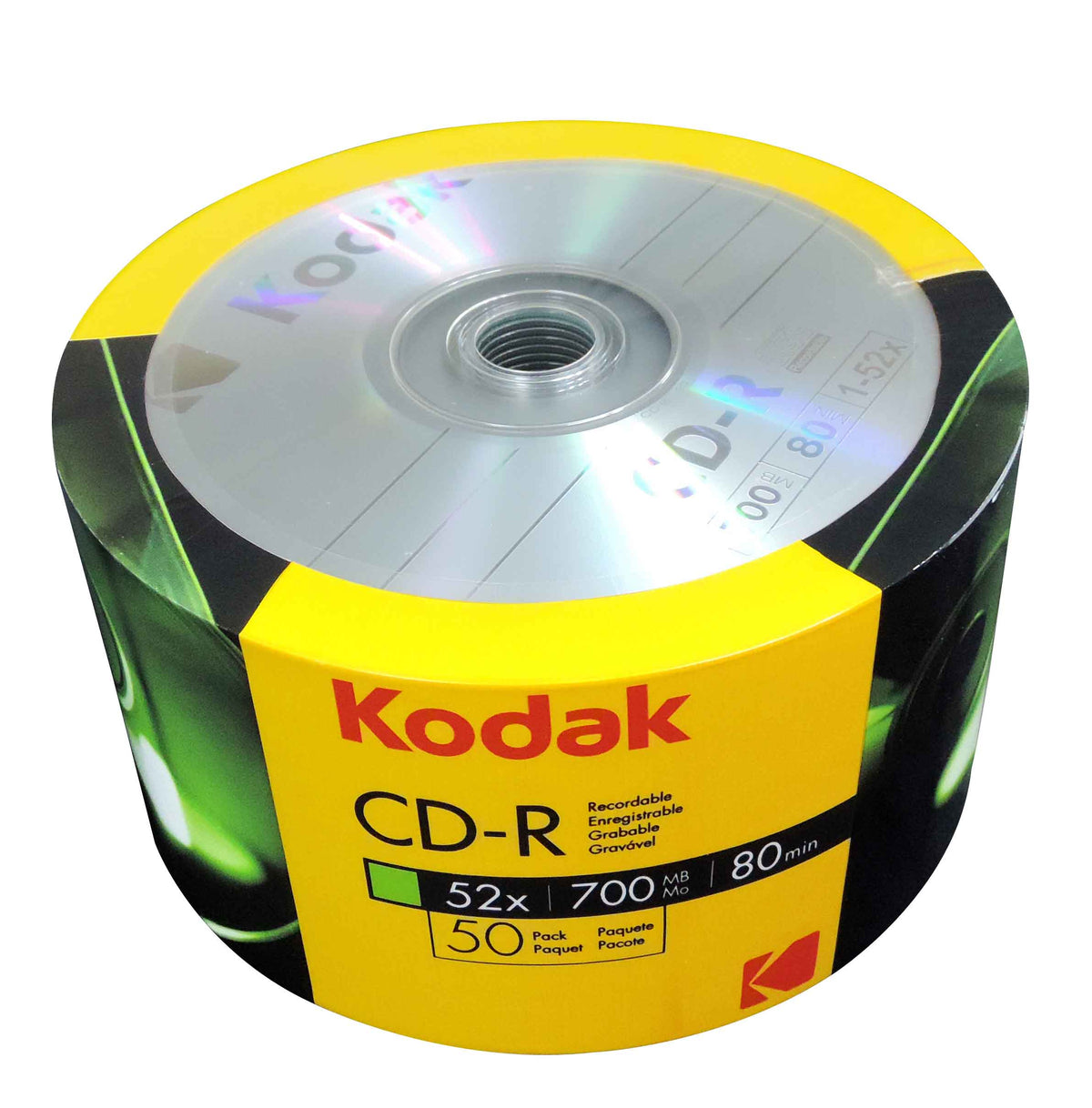 Kodak Cd R 52x 700mb 80 Min 50 Pack Cd Kd 50 Digitek Trading Ltd