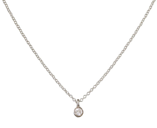 Tiny Diamond Ball Pendant Necklace - TWISTonline 