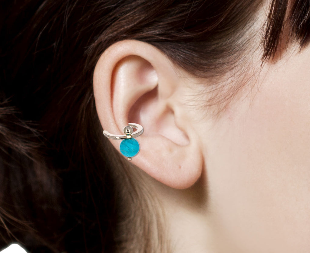 Ibiza Amazonite Ear Cuff