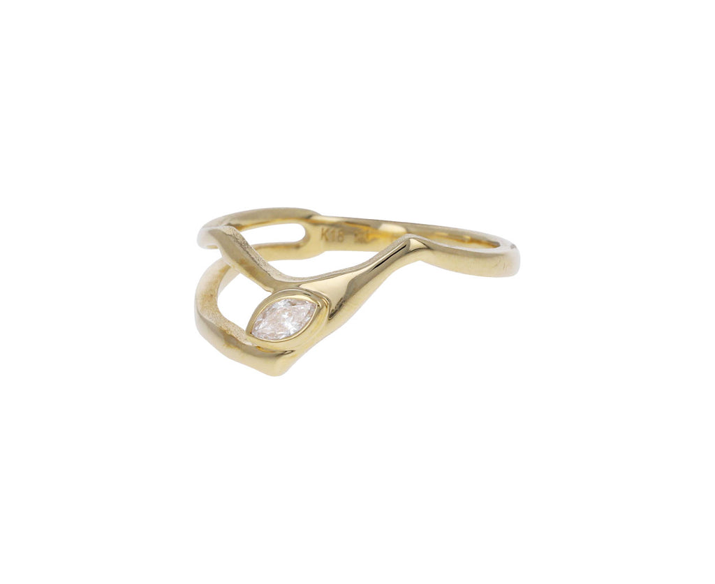 Marquise Diamond Kintsugi Ring