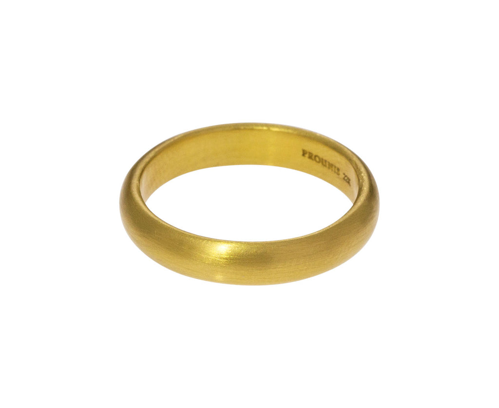 4mm Gold Vow Band Prounis Twistonline