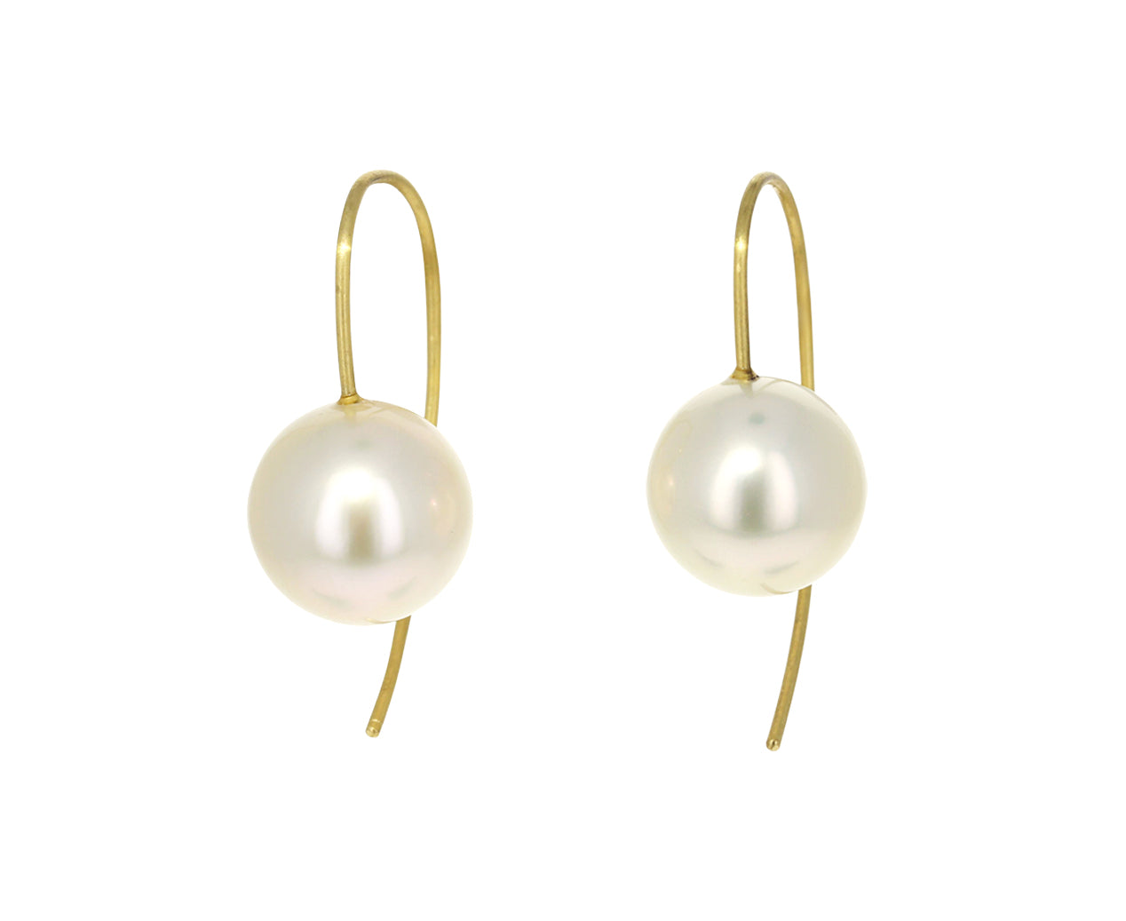 Champagne South Sea Pearl Earrings 