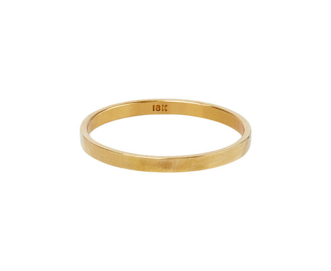 Rosanne Pugliese Polished Gold Men's Wedding Band