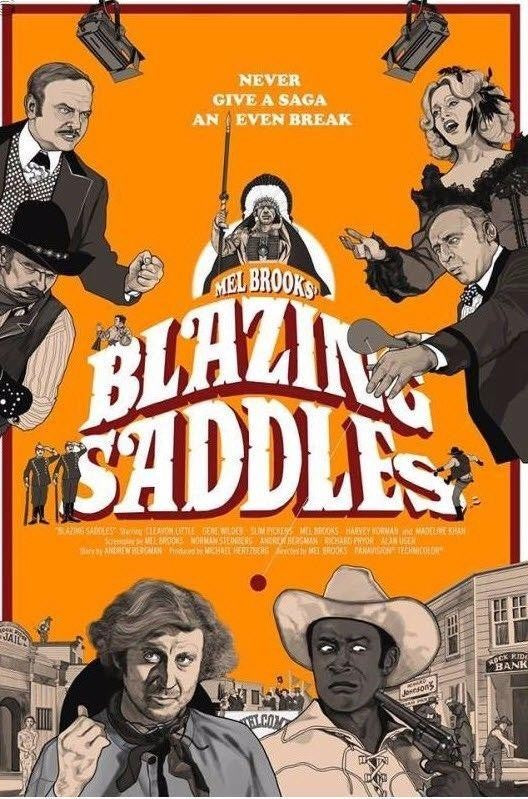 Blazing Saddles By Roby Amor Sceneprints Com