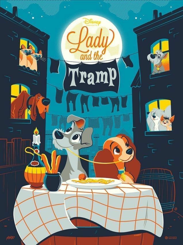 Lady and the Tramp by Dave Perillo | sceneprints.com