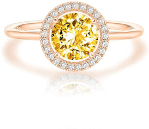 Swarovski Crystal 14K White Gold Plated Birthstone Ring - Shop Ja'Kai 