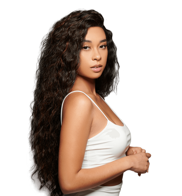 Cleopatra Synthetic Wig | Black Curly Lace Wig | Essence Luxe Couture Wigs