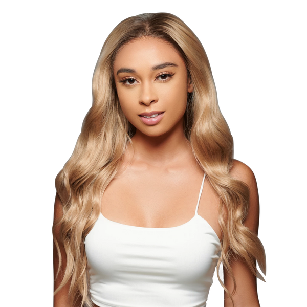 'Stand By Me' Synthetic Wig | Long Rooted Blonde Wig | Essence Luxe Couture Wigs