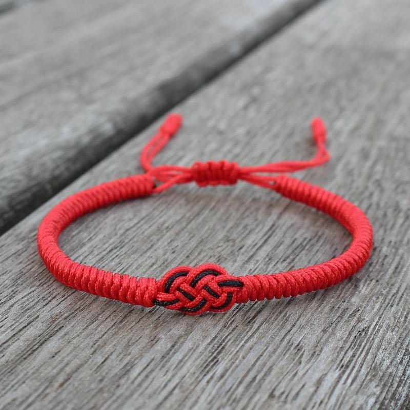 Chinese Traditional Feng Shui Red String Bracelet – One Lucky Wish