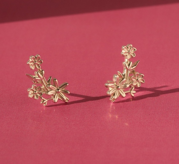 Boma Jewelry Flowers and Plants Studs