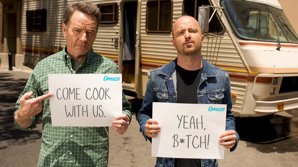 Hang with Aaron Paul & Bryan Cranston Celebrity Meet & Greet Omaze