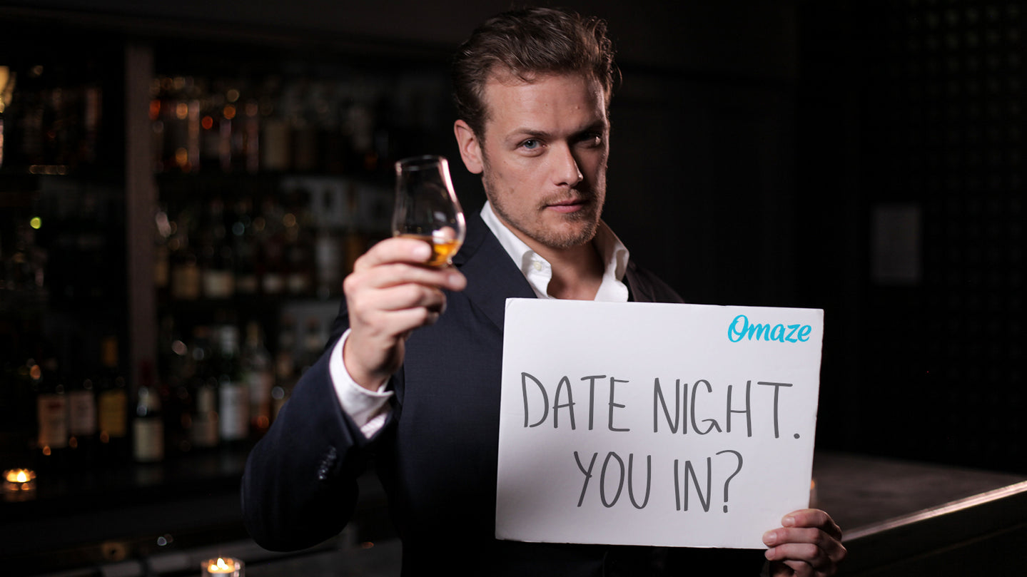 Win a Date Night with Sam Heughan Celebrity Meet & Greet Omaze