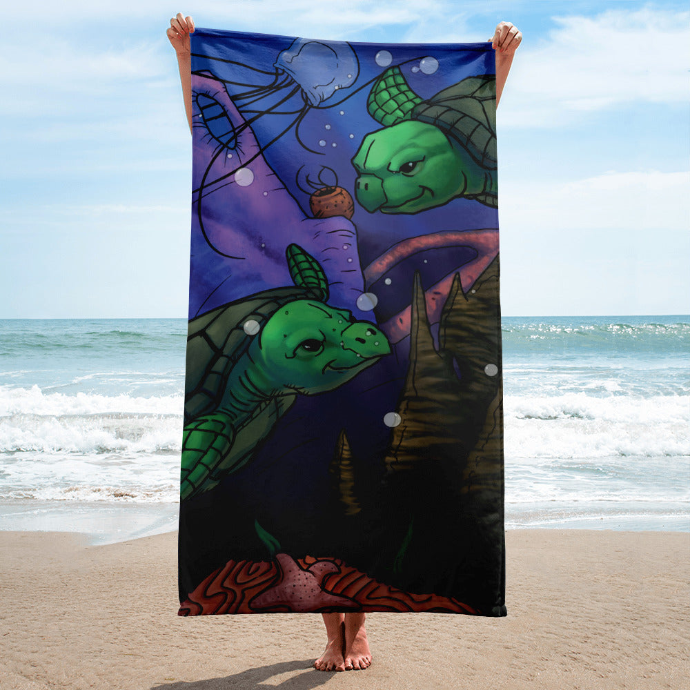 Vybin Turtles Towel
