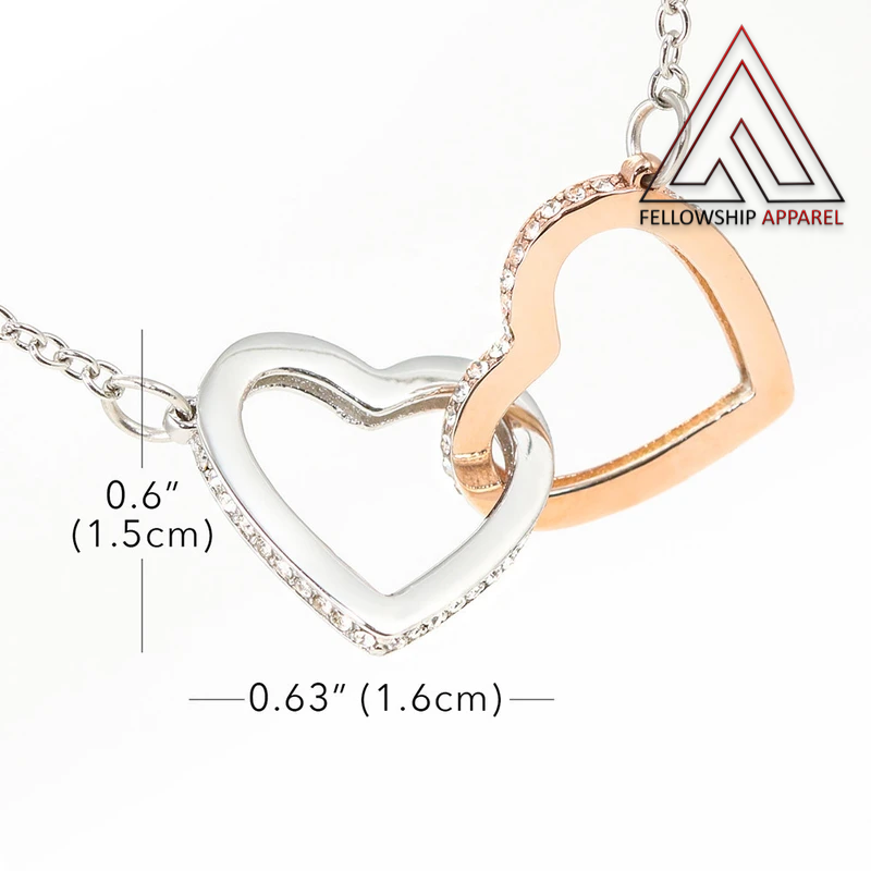 to my daughter heart necklace